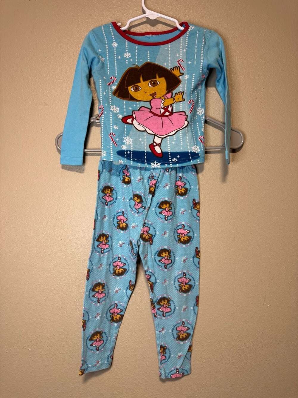 Nickelodeon Dora The Explorer Pajama Set Size 4T